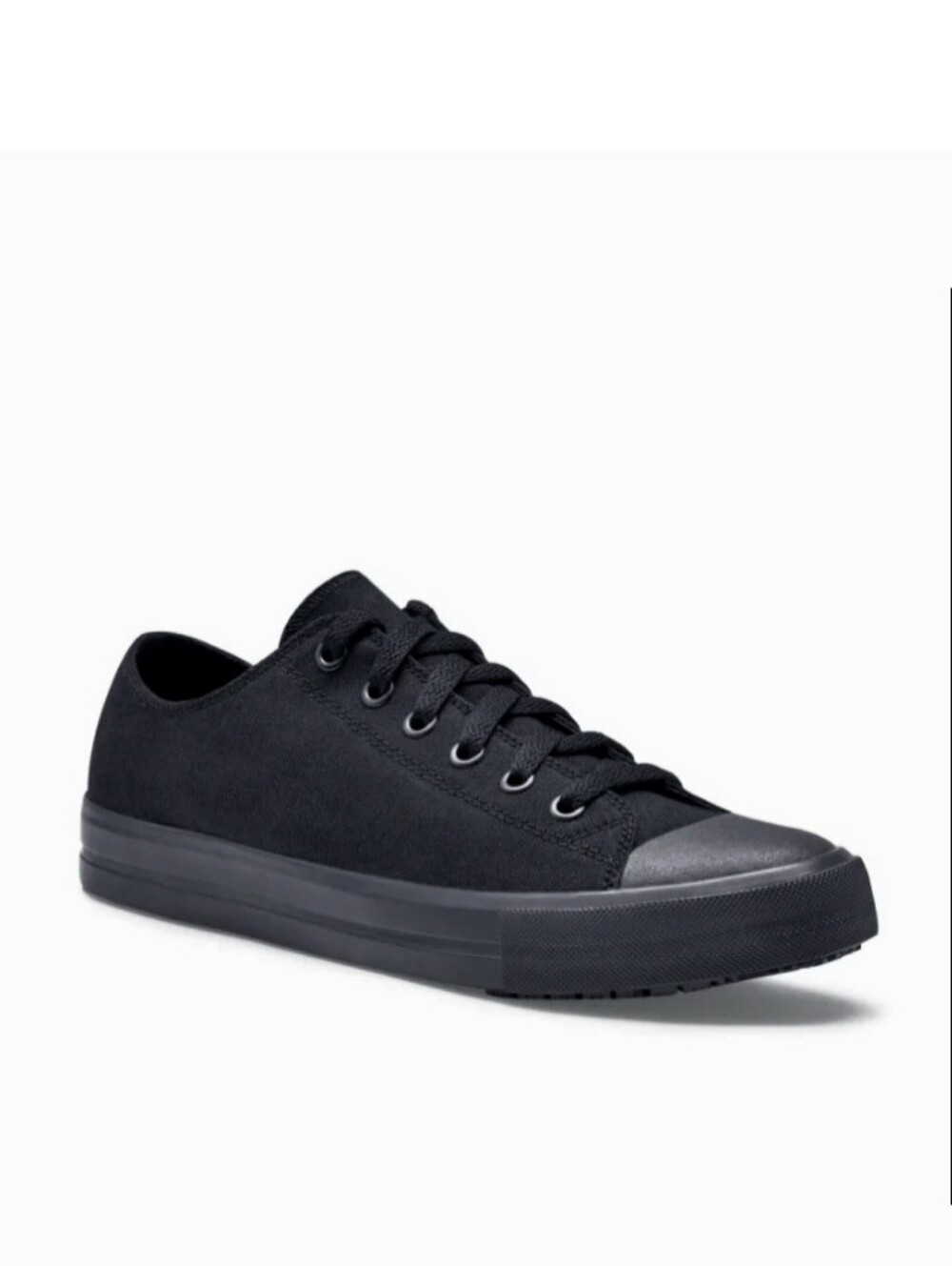 New Shoes for Crews Delray Black Canvas - Women's Slip Resistant Casual Shoe 9.5